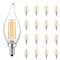 Luxrite CA11 LED Light Bulbs 5W (60W Equivalent) 550LM 4000K Cool White Dimmable E12 Candelabra Base 16-Pack LR21597-16PK - alternate 1
